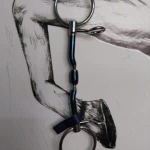 Wędzidło podwójnie łamane "Nils  Loose Rings Baucher" 14,5 cm